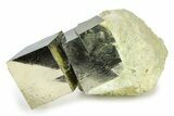Two Huge Natural Pyrite Cube In Rock - Navajun, Spain #325099-1